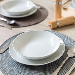 Komplet talerzy z porcelany MARION 18 szt - galeria #2