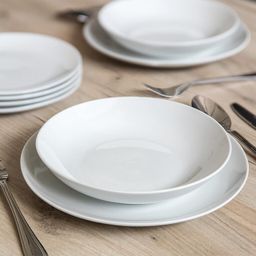 Komplet talerzy z porcelany MARION 18 szt - galeria #3