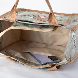 Torba na drugie śniadanie na suwak szara 30 x 24,5 x 15 cm - galeria #2