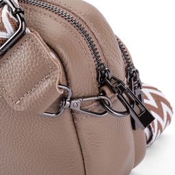 Dámská malá crossbody kabelka béžová - galerie #4