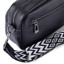 Dámska malá crossbody kabelka čierna - galéria #2