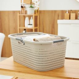 Koš na čisté prádlo COUNTRY cappuccino, 40 l - galerie #2