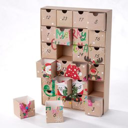 Adventní kalendář s šuplíčky PAPER skřítek - galerie #1
