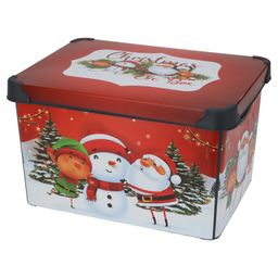 Úložný box s víkem VÁNOCE assort 22 l - galerie #1