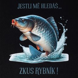 Tričko s rybářským motivem - galerie #1