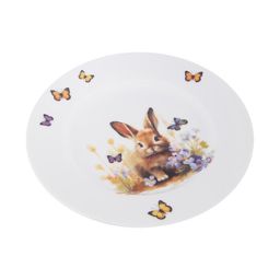 Sada porcelánových dezertních talířů JARO zajíc 20 cm 2 ks - galerie #1