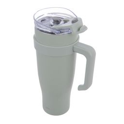 Nerezový termohrnek s brčkem TERMO 1,2 l, zelený - galerie #3