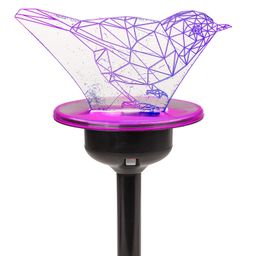 Solární 3D dekorace PTÁČEK - galerie #1