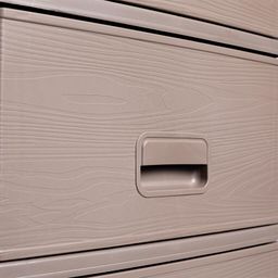 Plastová komoda MEGAPLAST NATURA mocca - galerie #2