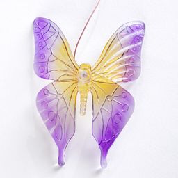 Barevná solární LED dekorace DUHOVÍ MOTÝLCI - galerie #2