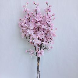Svazek větviček TŘEŠEŇ růžová 78 cm, 3 ks - galerie #1