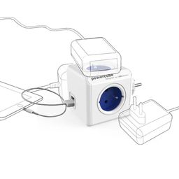 Rozbočovač Cubenest PowerCube ReWirable USB A+C PD 20W, šedá - galerie #2