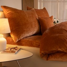 Ložní povlečení z mikroplyše oříškové - galerie #1