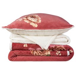 Set blăniţă miel din microfibră ROSE 3 buc - galerie #1