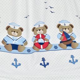 Detské bavlnené obliečky do postieľky Sailor - galéria #1