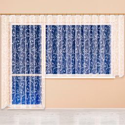 Hotová žakárová záclona JOANNA - balkonový komplet - galerie #2