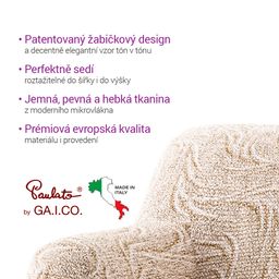 Bielastické potahy BRILLANTE béžové - galerie #2