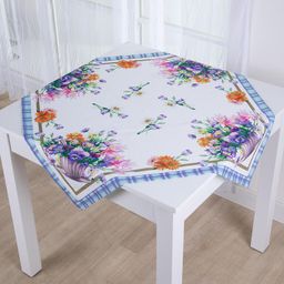 Stredový obrus KYTICE potlač 85 x 85 cm - galéria #2