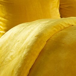 Lenjerie de pat din microflanel, muştar - galerie #2