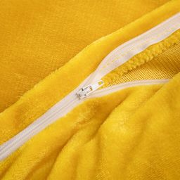 Lenjerie de pat din microflanel, muştar - galerie #3