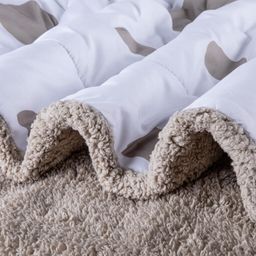 Prošívaná beránková souprava Dual Feel  ESTELLA 3 ks - galerie #2
