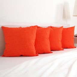 Dekoračný vankúšik BESSY 45 x 45 cm oranžová - galéria #2
