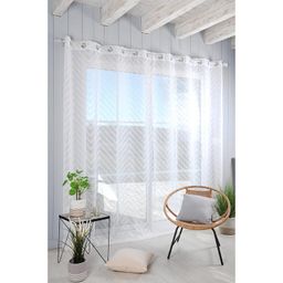 Voálová záclona na francúzske okno DESIGN XXL 290 x 260 cm - galéria #3