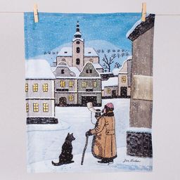 Bavlněné utěrky Matějovský LADA Ladovská zima 50 x 64 cm 2 ks - galerie #1