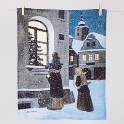 Bavlněné utěrky Matějovský LADA Ladovská zima 50 x 64 cm 2 ks - galerie #2