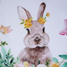 Velikonoční ubrus se zajíčky 85 x 85 cm - galerie #3