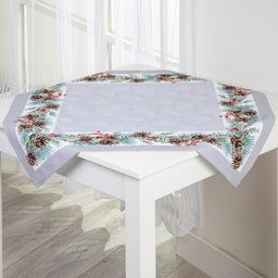 Vianočný stredový obrus s potlačou GIRLANDA 85 x 85 cm - galéria #1