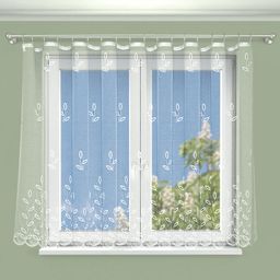 Gotowa firana żakardowa GLORIA - komplet na balkon - galeria #1