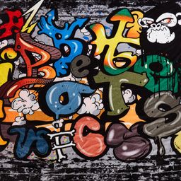 Beránková deka GRAFITTI 150 x 200 cm - galerie #3