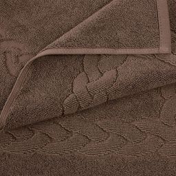 Předložka do koupelny VÁNOČKA kávová 50 x 70 cm - galerie #1