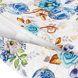 Obliečka na vankúšik MODRÉ KRASLICE 45 x 45 cm - galéria #2
