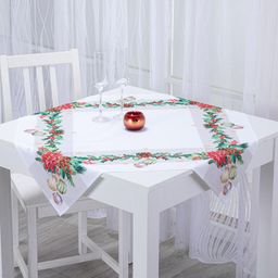 Vianočný stredový obrus s potlačou CEZMÍNA A GULE 85 x 85 cm - galéria #1