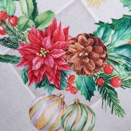 Vianočný stredový obrus s potlačou CEZMÍNA A GULE 85 x 85 cm - galéria #3