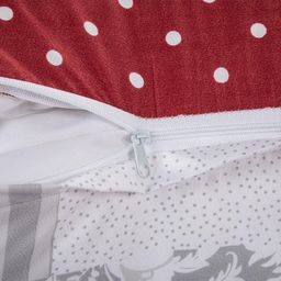 Ložní povlečení z mikrovlákna PATCHWORK SRDCE - galerie #3