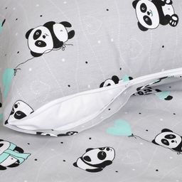 Detské bavlnené obliečky do postieľky PANDA - galéria #3