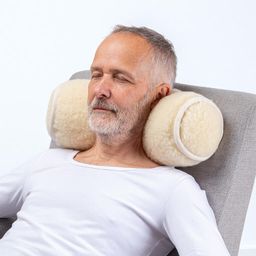 Relaxačný vankúš z ovčej vlny valec - galéria #1