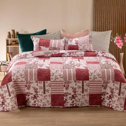 Přehoz na postel VINTAGE ROSE bordó - galerie #4