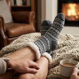 Ponožky na spaní HYGGE antracit - galerie #1