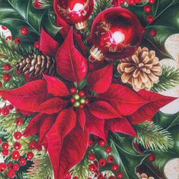 Středový ubrus s teflonovou úpravou CHRISTMAS STAR 85 x 85 cm - galerie #3