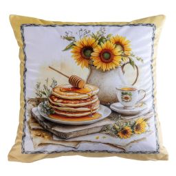 Sada 3 ks povlaků na polštářky SUNFLOWERS 45 x 45 cm - galerie #2