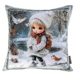 Sada 3 ks povlaků na polštářky WINTER GIRLS 45 x 45 cm - galerie #3