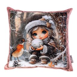 Sada 3 ks povlaků na polštářky WINTER GIRLS 45 x 45 cm - galerie #2