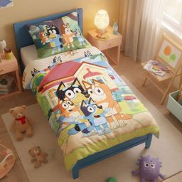 Bavlněné ložní povlečení BLUEY VESELÉ OBJETÍ - galerie #2