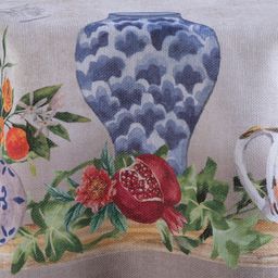 Středový ubrus s potiskem ROZKVETLÁ ZAHRADA 93 x 93 cm - galerie #3