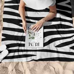 Plážová osuška ZEBRA 75 x 150 cm - galerie #3