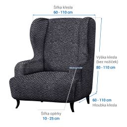 křeslo ušák (š. 60 - 110 cm) - galerie #1